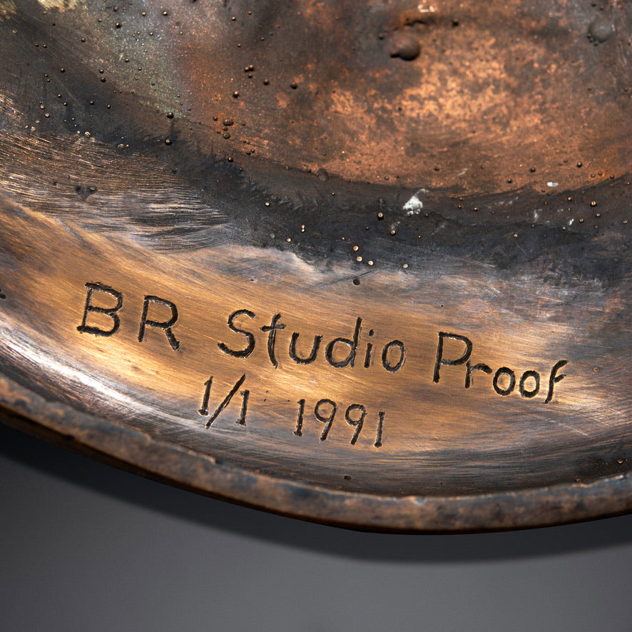 Bill Reid Bronze Haida Killer Whale Blowhole signature