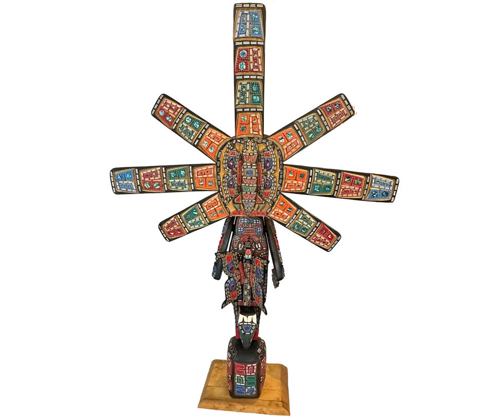 Butterfly Sun Mask Welcome Man rear view