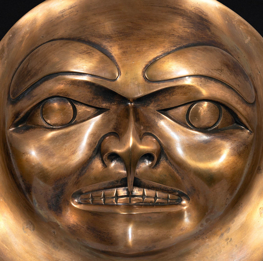 Bill Reid Bronze Haida Killer Whale Blowhole detasil